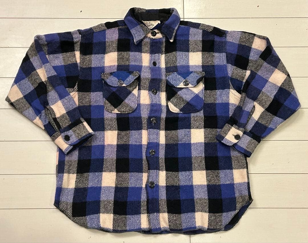 ネルシャツ ウール バッファローチェック キムタク FIVE BROTHER
