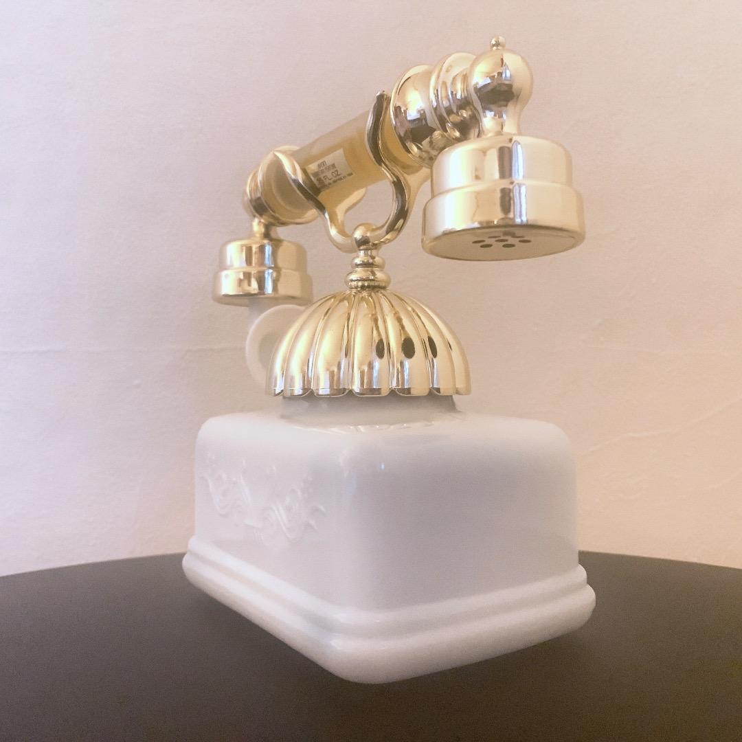 希少 AVON 1970年代 電話 ヴィンテージ香水瓶 パフュームミルクガラス*