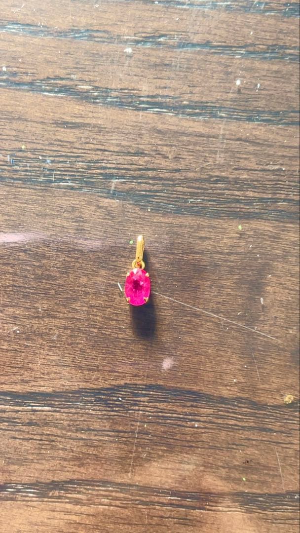 K18ルビーペンダントトップ K18ルビーペンダントトップ