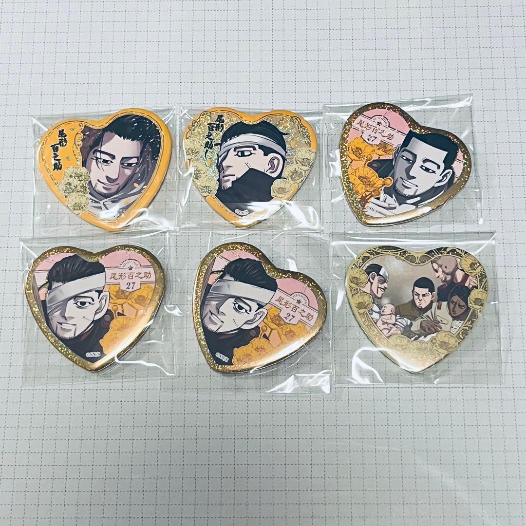 ゴールデンカムイ展 愛です缶バッジ 尾形百之助 ハート 愛です 1弾 2弾
