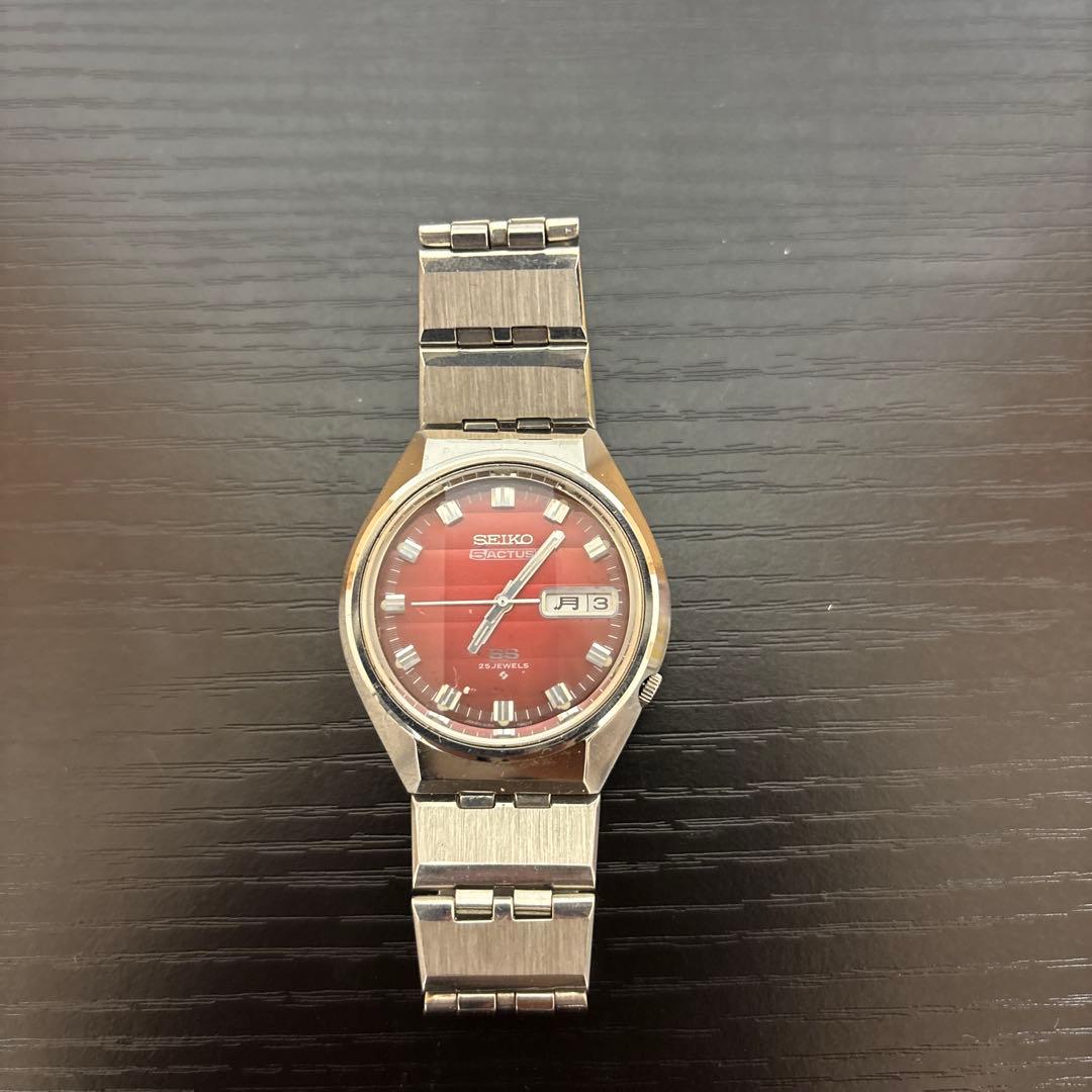セイコー5アクタスSS デイデイト 25J カットガラス