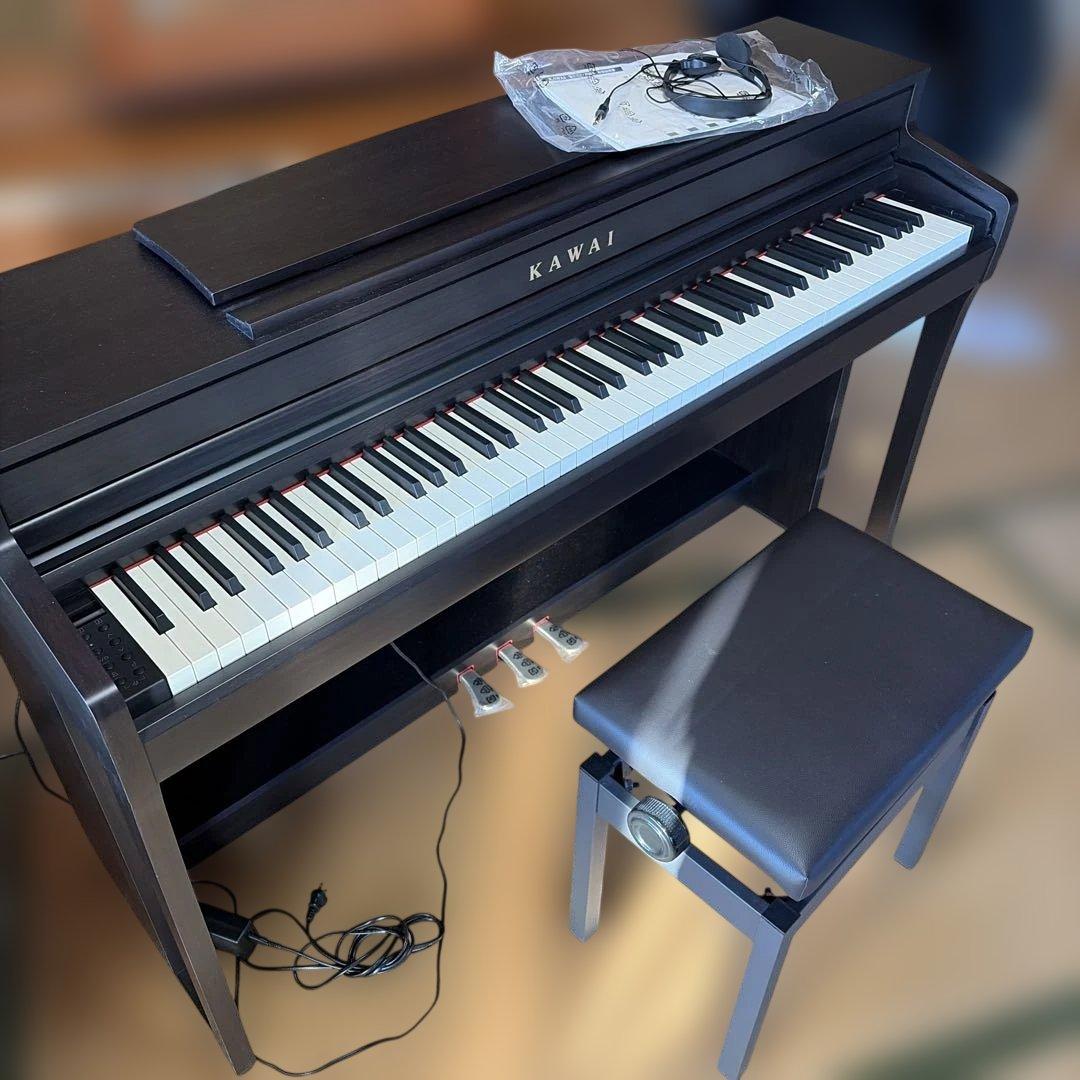 2024年製　新品同様 KAWAI デジタルピアノ ヘッドフォン付き
