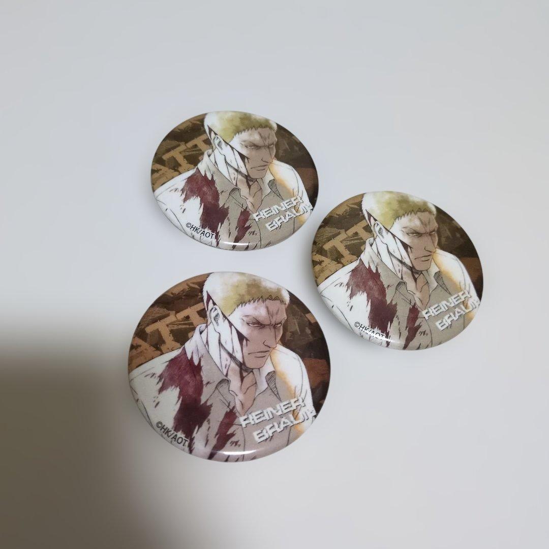 進撃の巨人 ライナー 浅野恭司展 缶バッジ - メルカリ