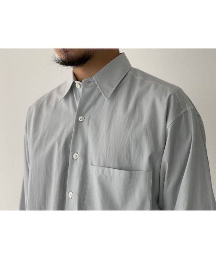 トップス AURALEE / WASHED FINK TWILL BIG SHIRTS