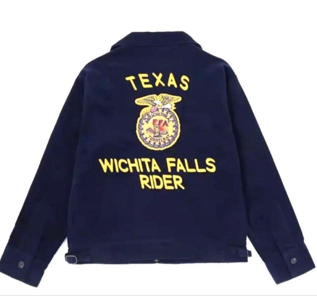 #85 FFA JACKET Lサイズ レプリカ ジャケット ネイビー