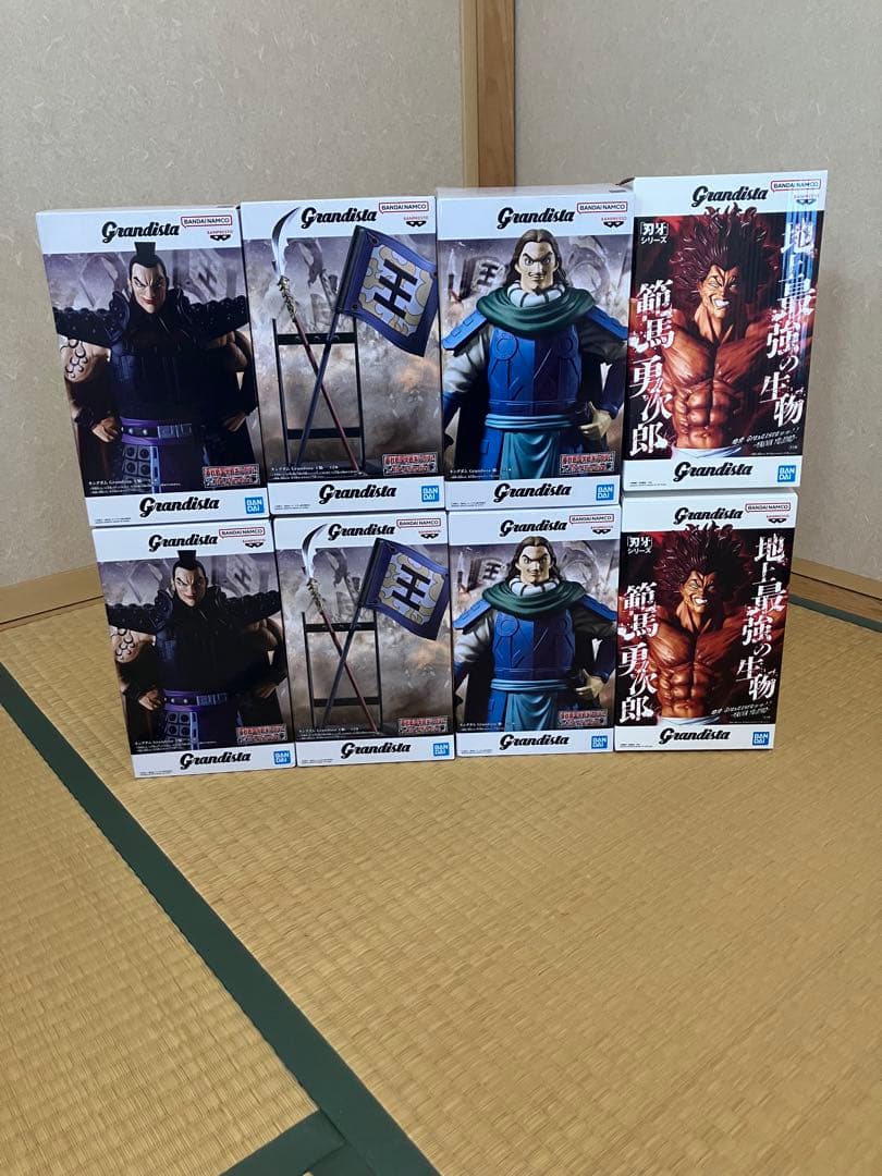 Grandista キングダム 王騎アソートA、B 騰 刃牙シリーズ 範馬勇次郎