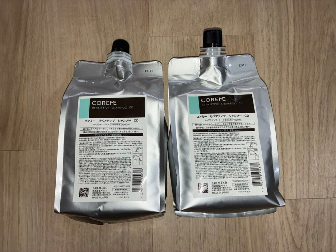アリミノ コアミー リペアティブ シャンプー CD 1000mL 2個セット お得なセット】COREME リペアティブ シャンプー＆ヘアマスク(CD・HD