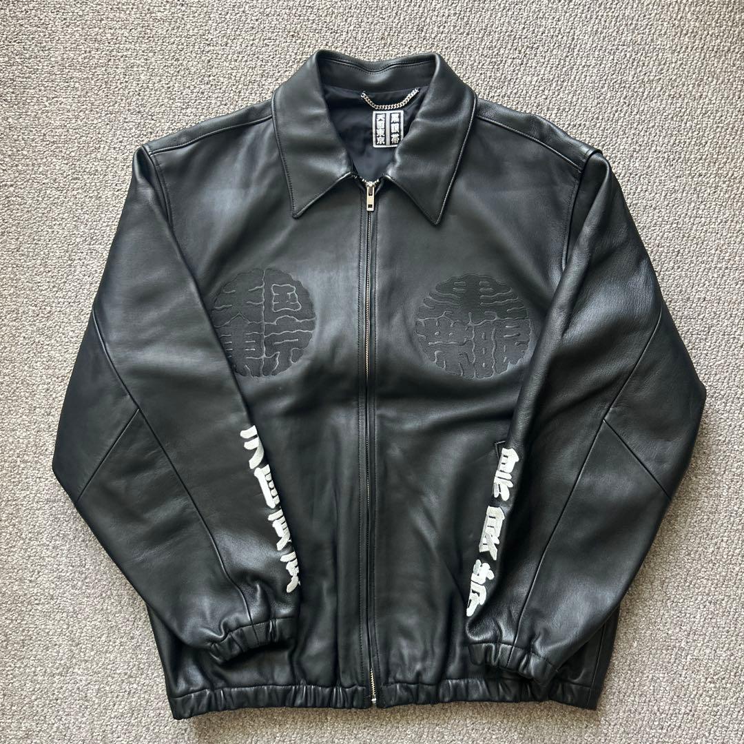 wacko Maria LEATHER BOMBER JACKET - メルカリ