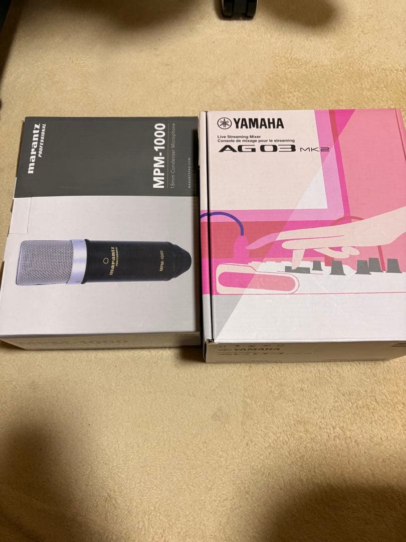 Yamaha AG03 MK2 + マランツ MPM-1000