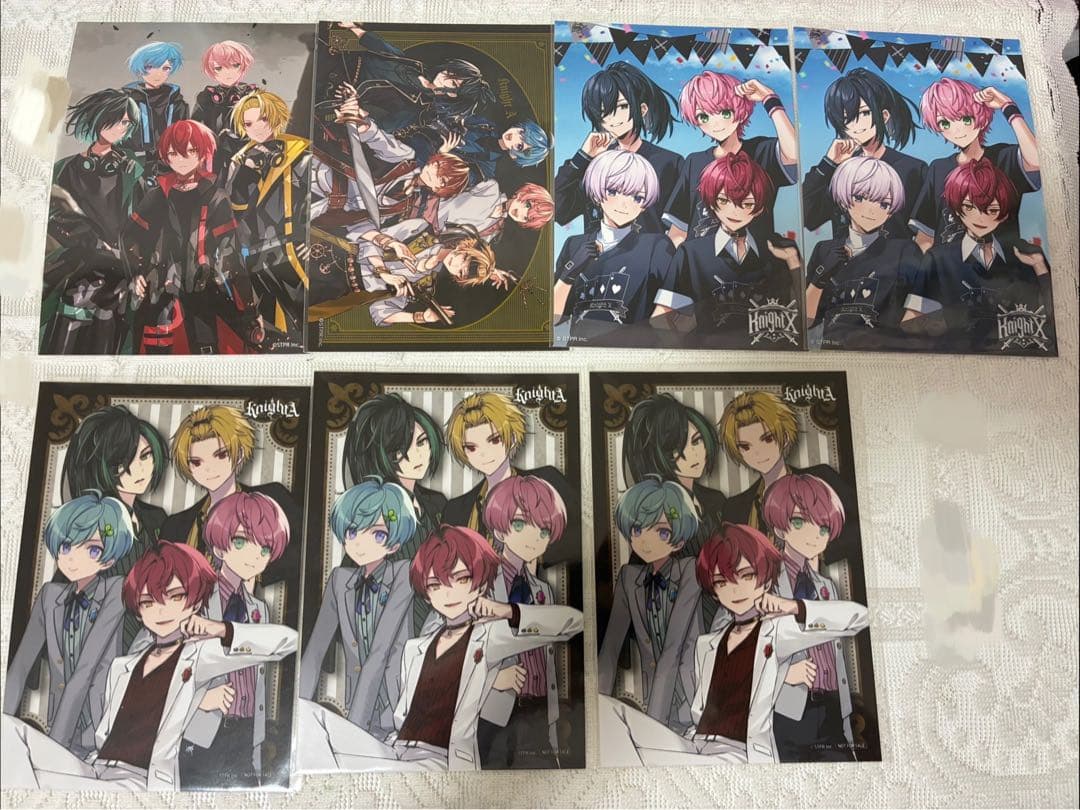 騎士A 騎士X 全員集合ブロマイド7枚セット - メルカリ