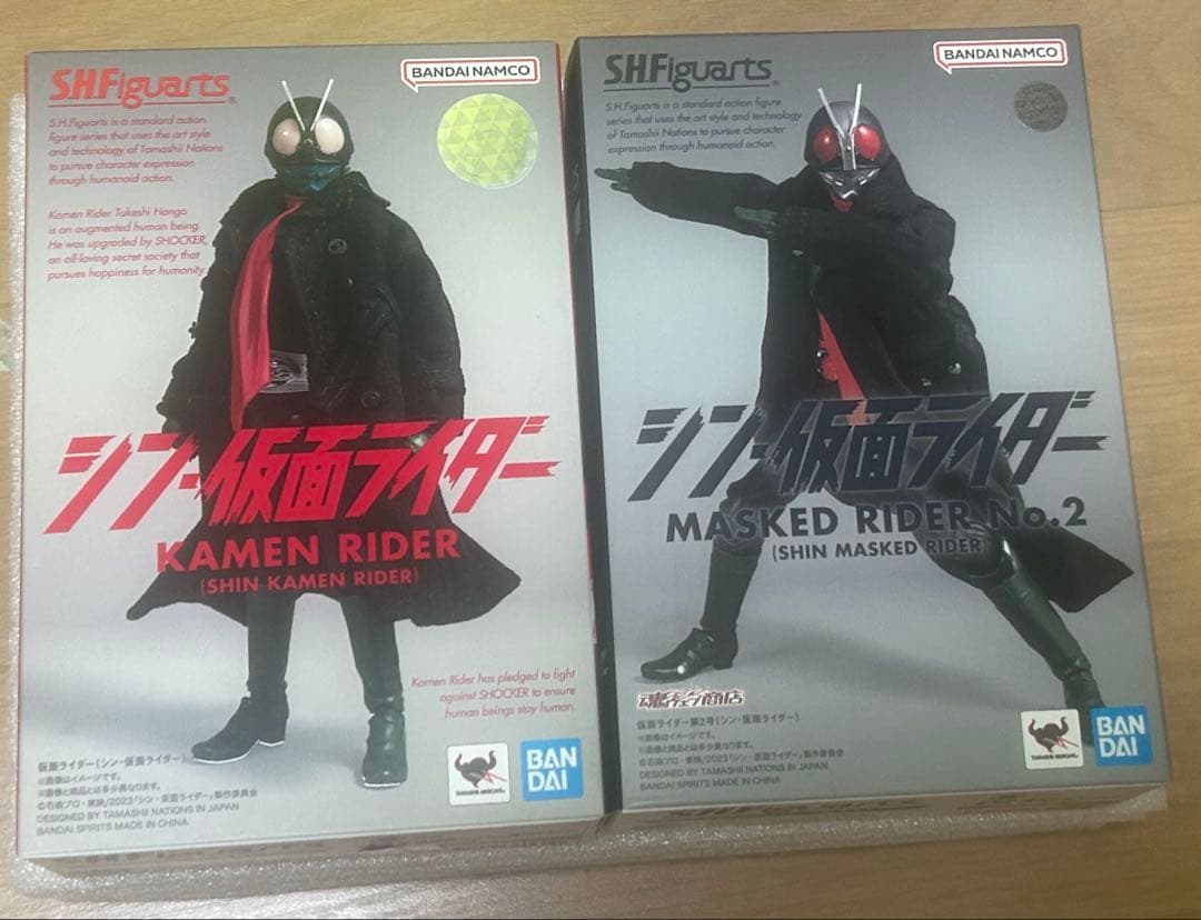フィギュアーツ シン仮面ライダー 仮面ライダー1号 仮面ライダー2号 セット S.H.Figuarts 仮面ライダー第2+1号／一文字隼人（シン・仮面ライダー