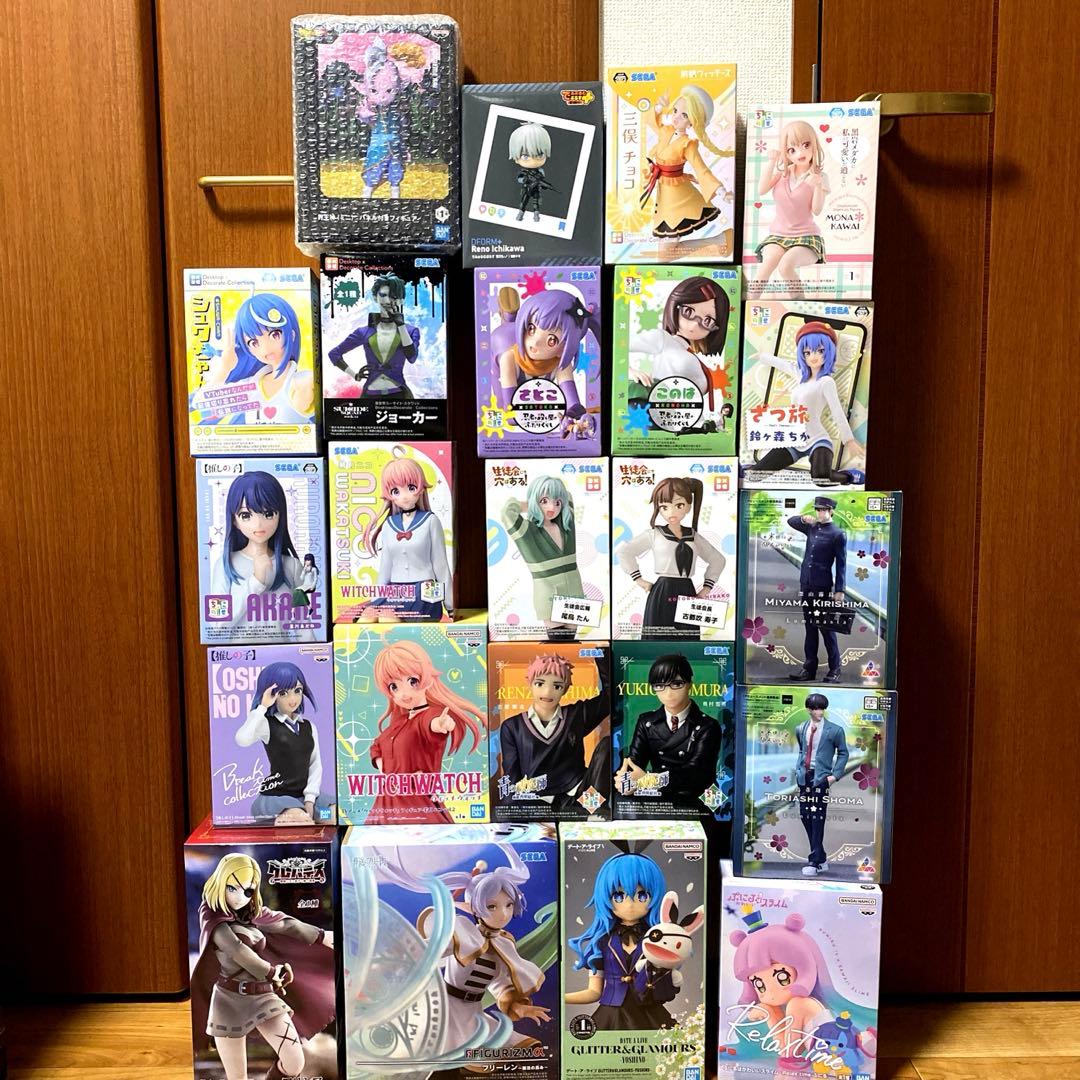 フィギュア23個セット　葬送のフリーレン、推しの子、怪獣8号　その他
