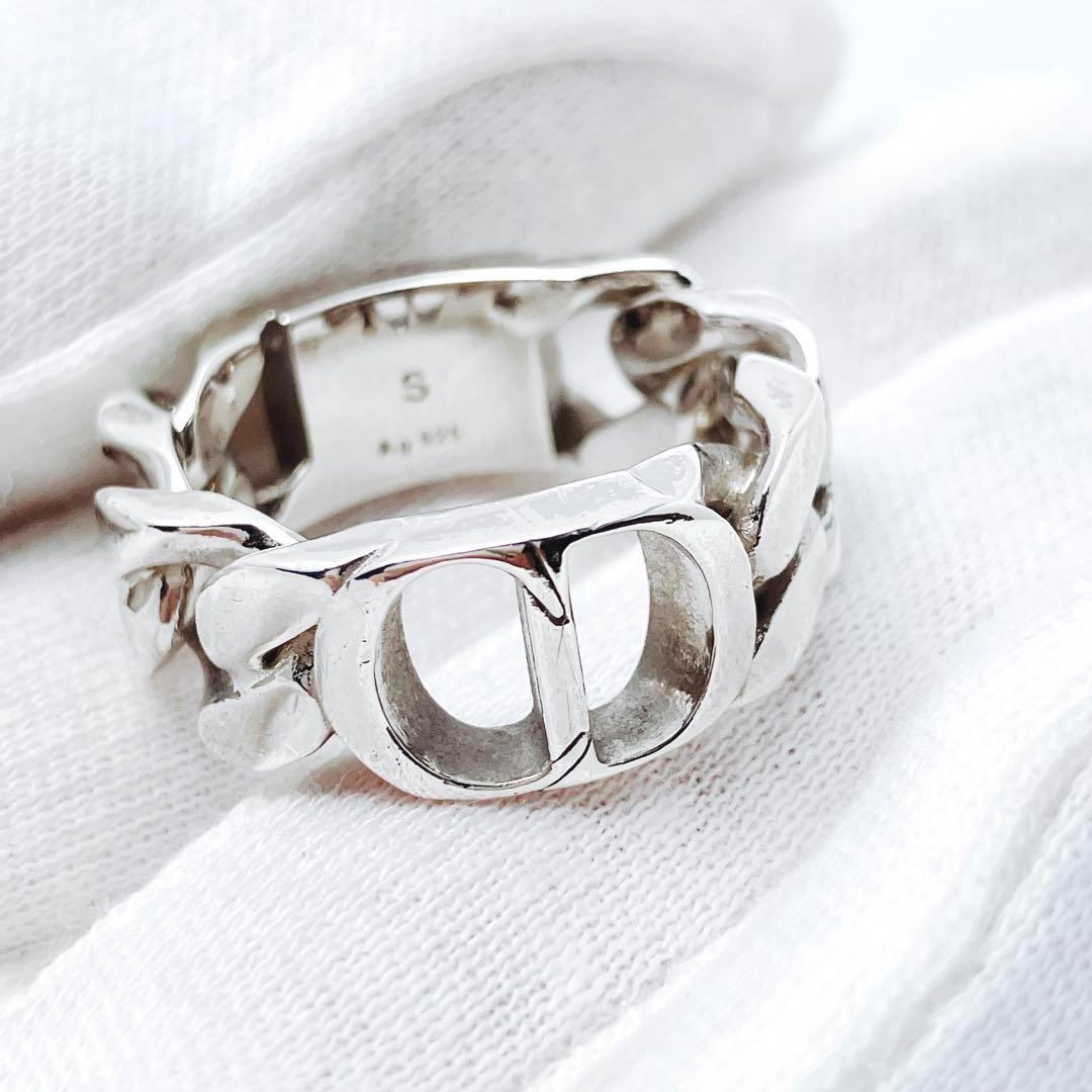 ディオール dior CD ロゴ Sサイズ リング 指輪 シルバー Y612 - メルカリ