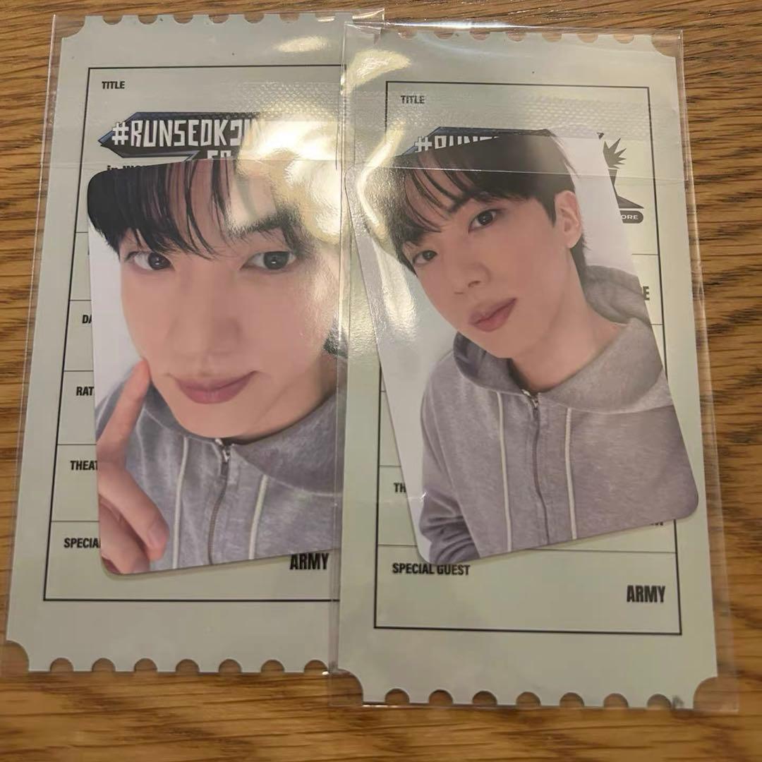 ソクジン ARMY ZONE 限定トレカ RUN SEOKJIN アンコール JIN（BTS）、来日公演「#RUNSEOKJIN_EP.TOUR IN JAPAN」開催決定