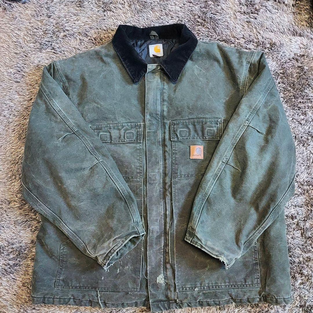 早い者勝ち カーハート トラディショナルコート モスグリーン Carhartt