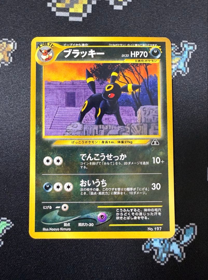 ★ポケモンカードneo 旧裏 ブラッキー LV.33 プレミアムファイル★