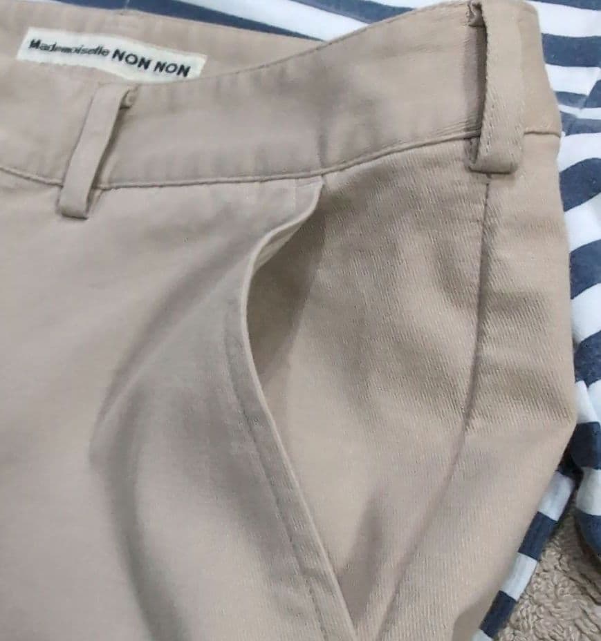 美品試着のみ】マドモアゼルノンノン チノパンツ M