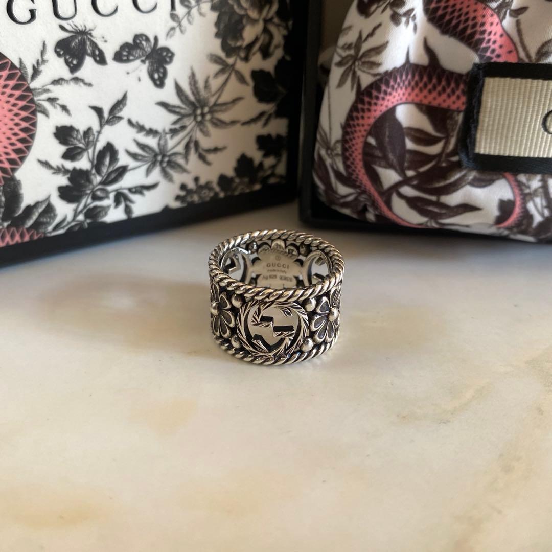 【土日限定価格】グッチ GUCCI 指輪 リング 11号 (箱、保存袋付き)