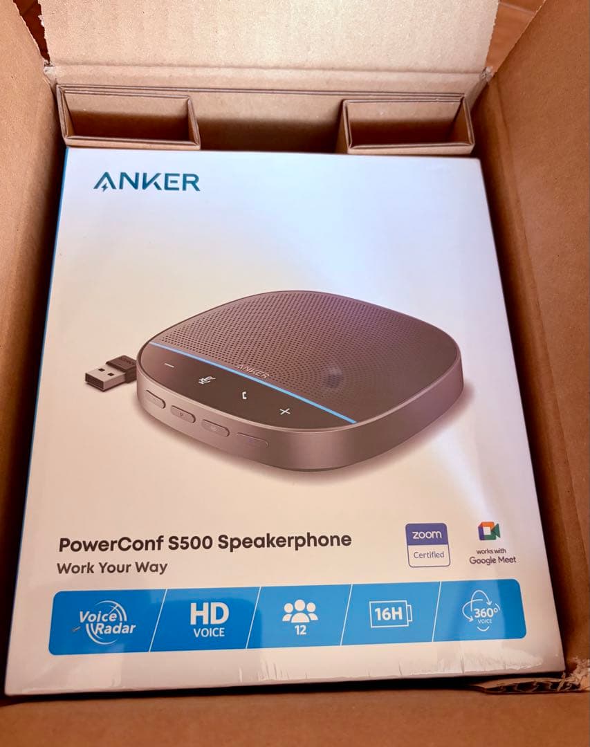ANKER powerconf s500 スピーカーフォン リコール済み