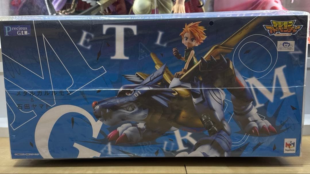 デジモンアドベンチャー　メタルガルルモン&石田ヤマト　g.e.m フィギュア
