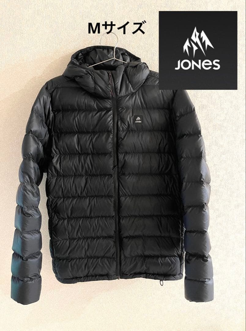 JONES ブラック ダウンジャケット M ジョーンズ スノーボード