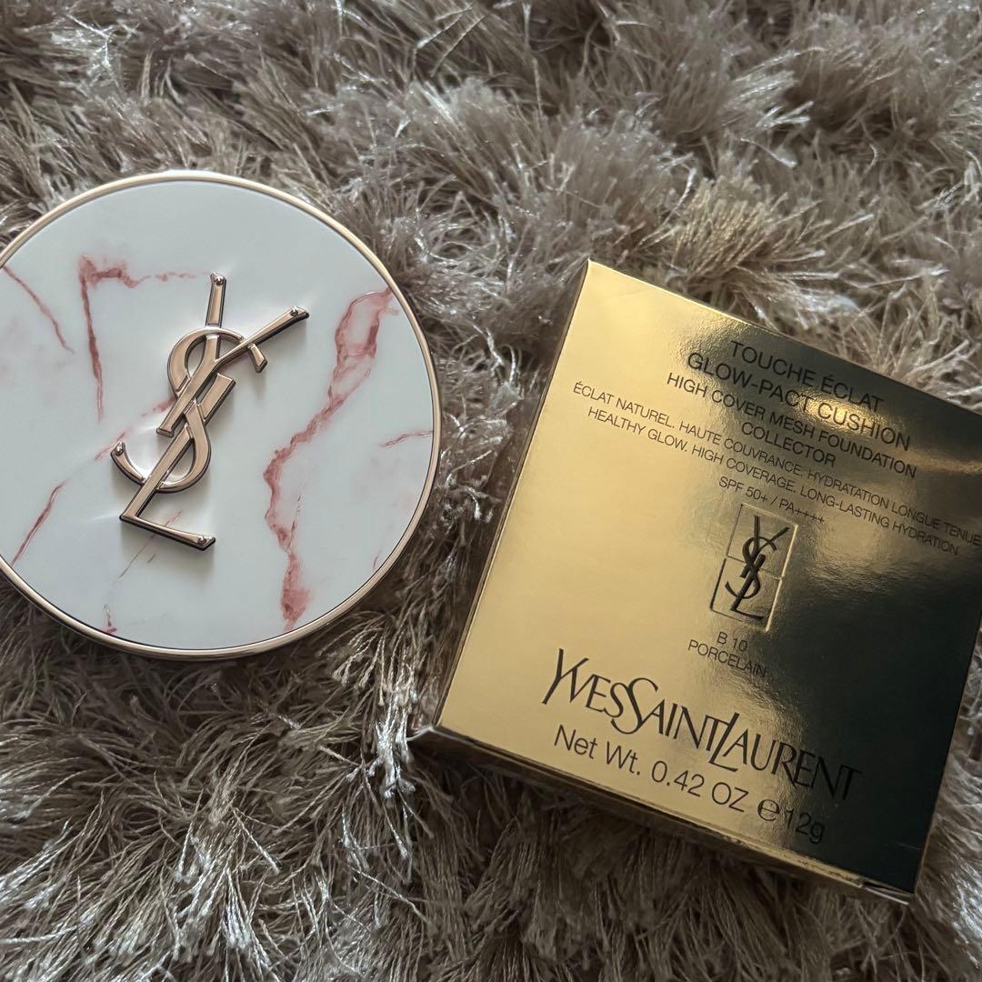 サンローランラディアントタッチグロウパクト B10新品箱付限定パケ