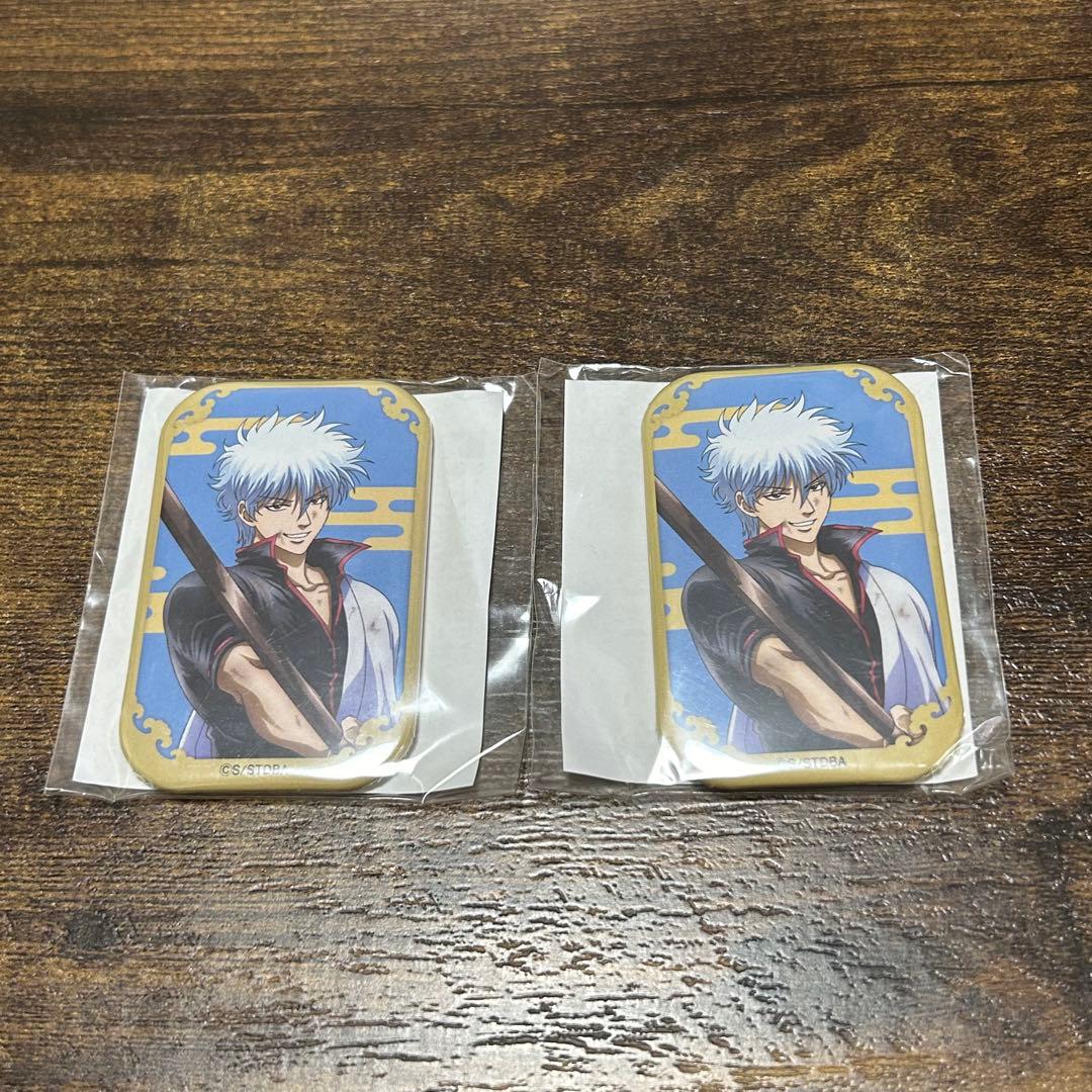 銀魂 坂田銀時 スクエア缶バッジ セット - メルカリ