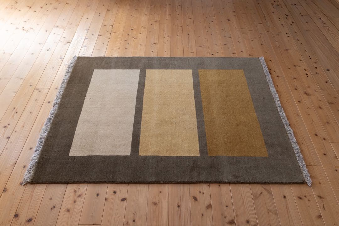 ギャッベ 150×200 a.depecheオリジナル ウール ラグ - メルカリ