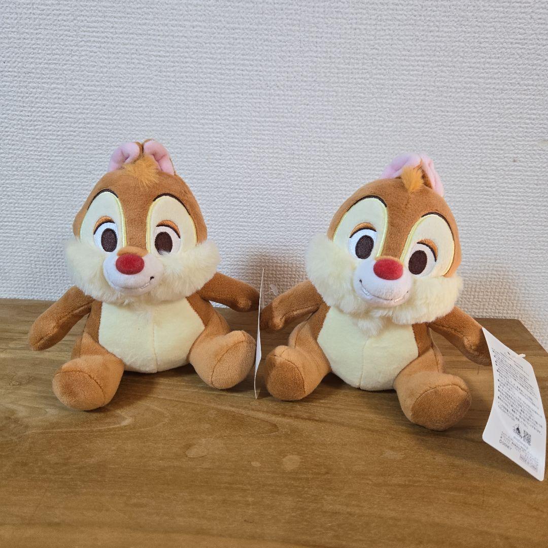未使用】ディズニーストア チップとデール(デール)ぬいぐるみ2個セット