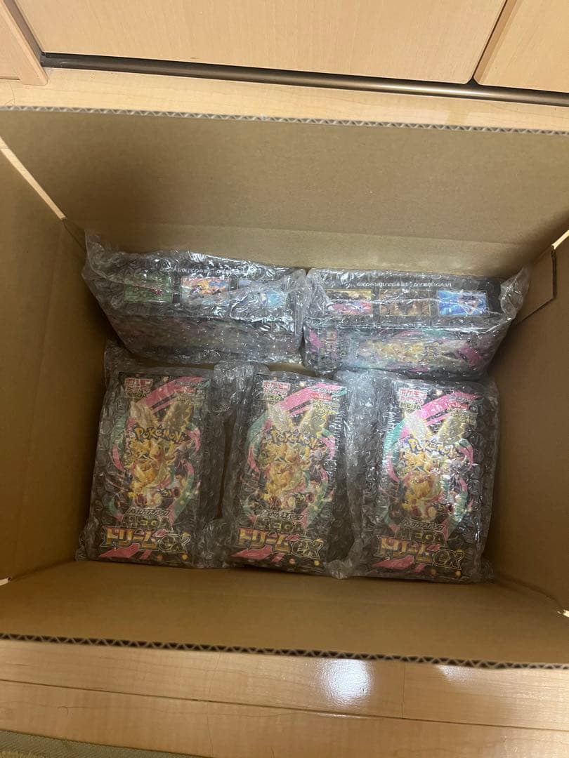 ポケモン MEGAドリームEX 5BOX シュリンク付き　新品未開封