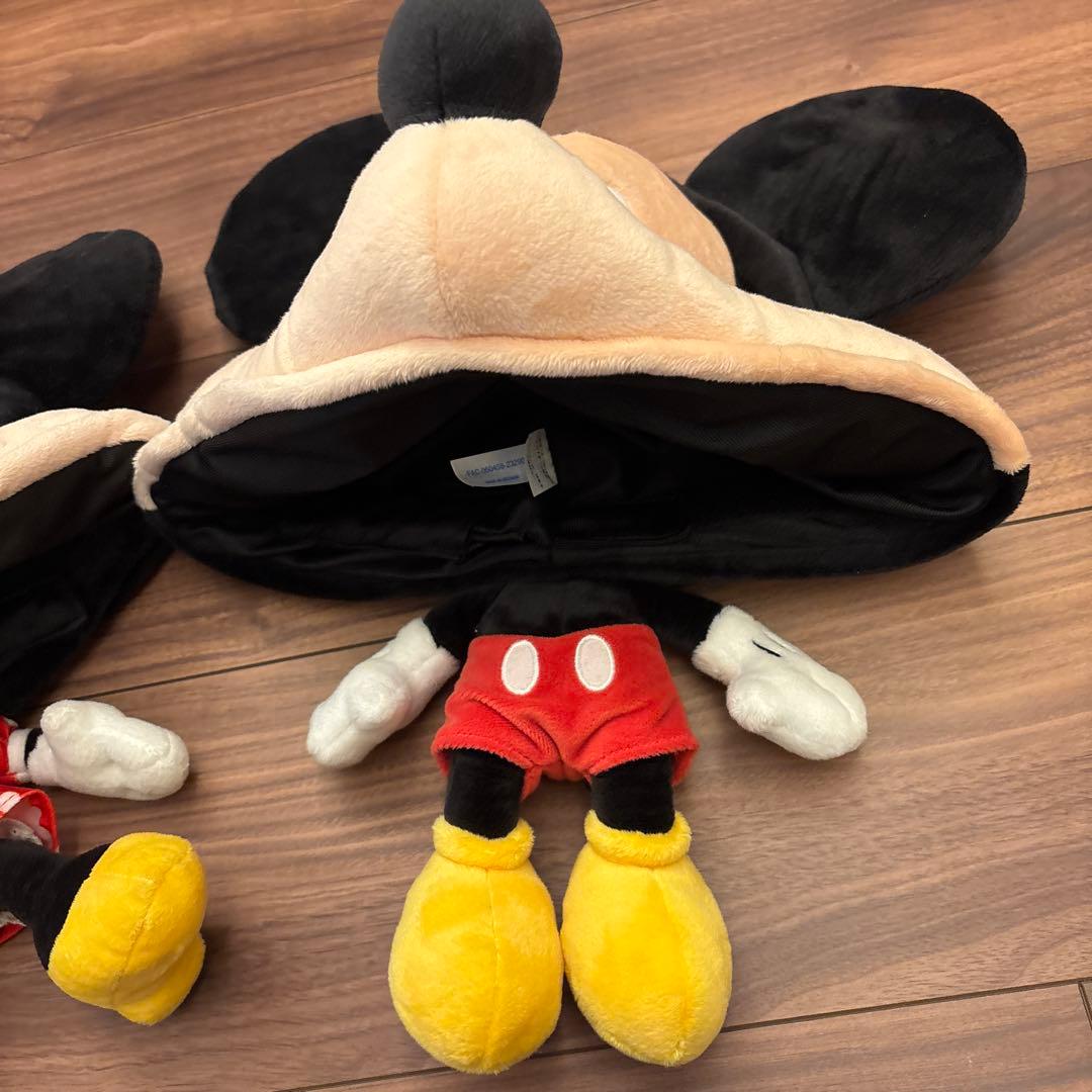ディズニー ファンキャップ ミッキー ミニー ぬいぐるみキャップ