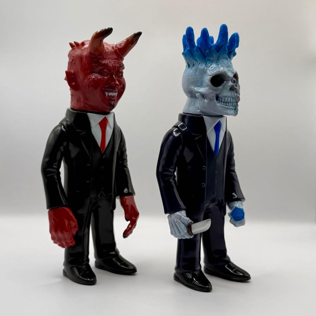 世界限定9体】キムラトイ ソフビ 2体セット HEAD SWAP×SUIT