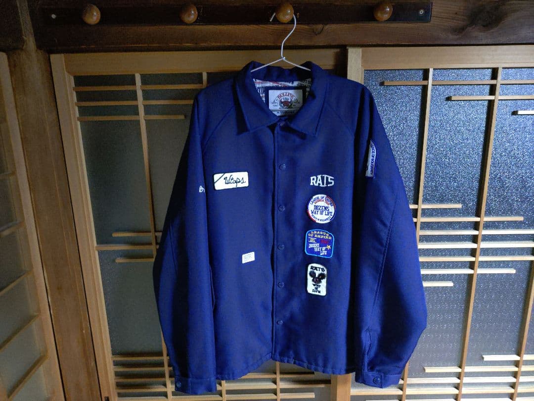 名作　希少XL 08AW WTAPS×RATS コラボ　コーチジャケット　長瀬