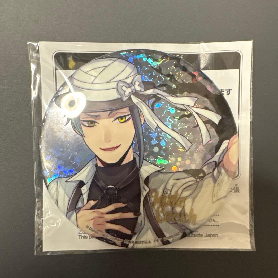 ツイステッドワンダーランド ホログラム缶バッジ ジェイド スケアリー