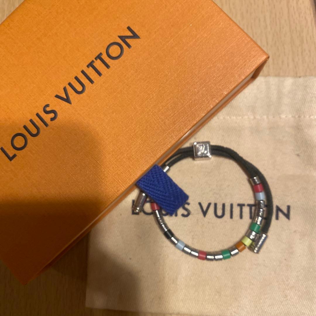 二*歳様 LOUIS VUITTON ブレスレット パラダイス カラフル シルバ