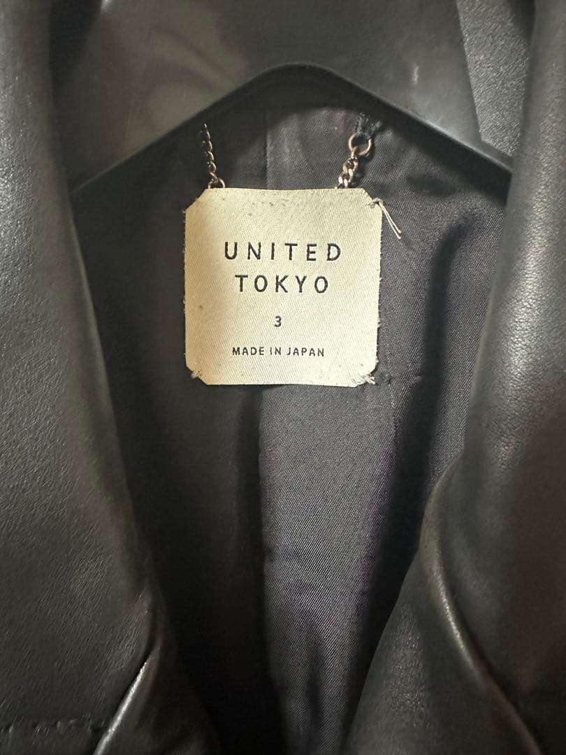UnitedTokyo カーフダブルライダース サイズ3 - メルカリ