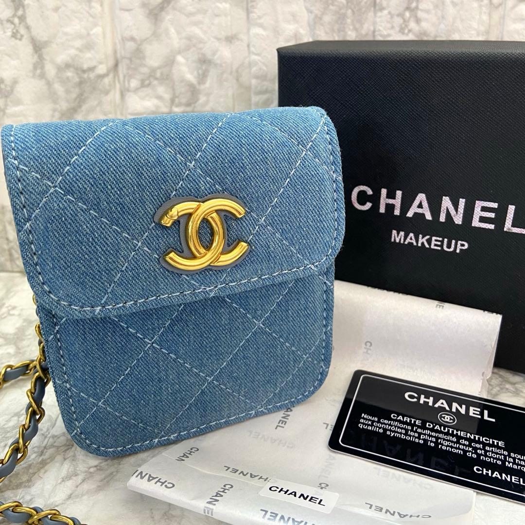 新品！ シャネル CHANEL ノベルティ ミニショルダーバッグ デニム