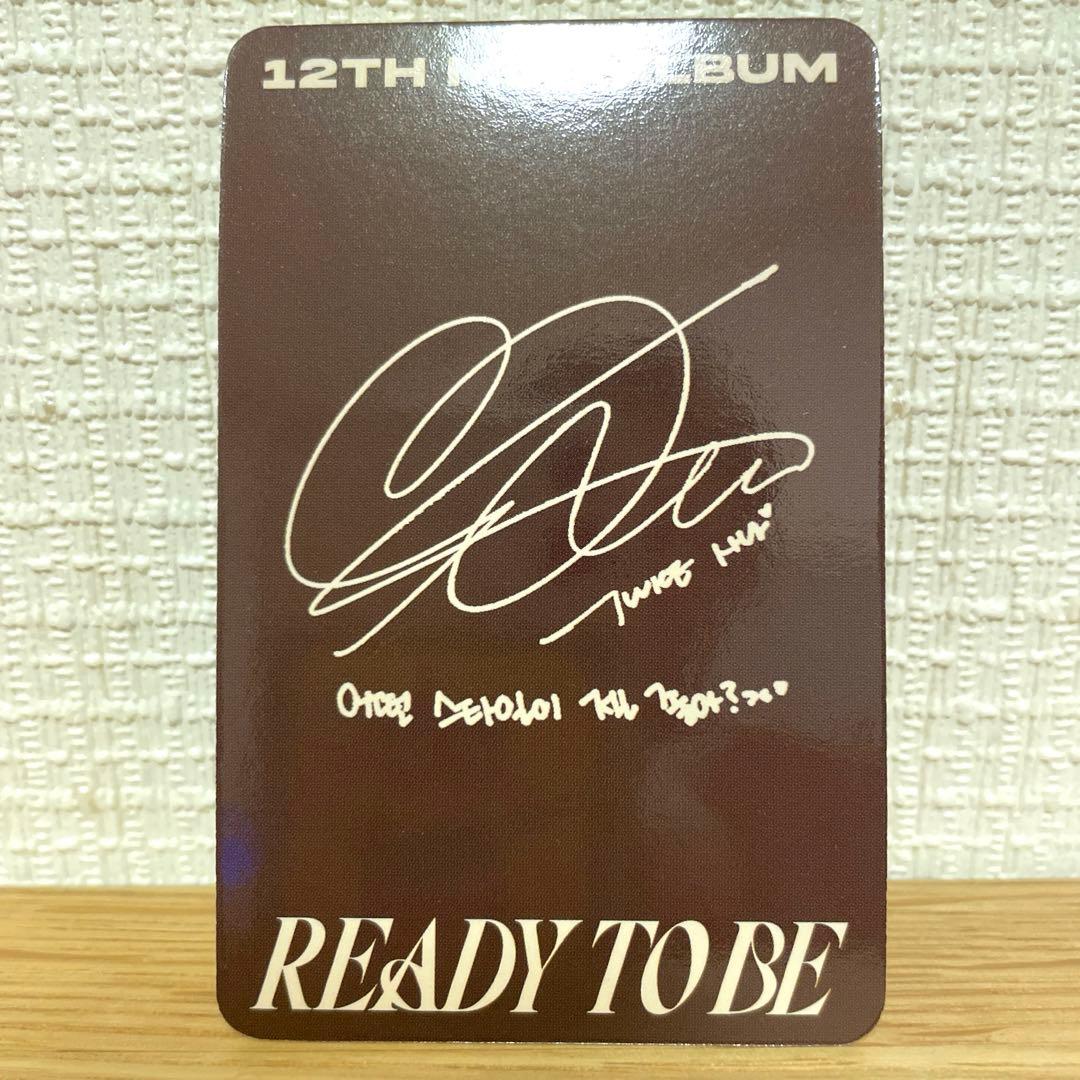 TWICE サナ】READY TO BE サナ サイン入りトレカ - メルカリ