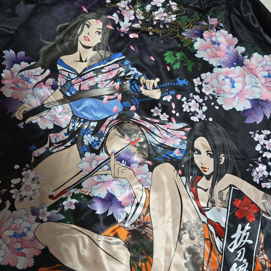 希少 新品タグ付き 絡繰魂 抜刀娘 スカジャン完売品 中綿なし 6L