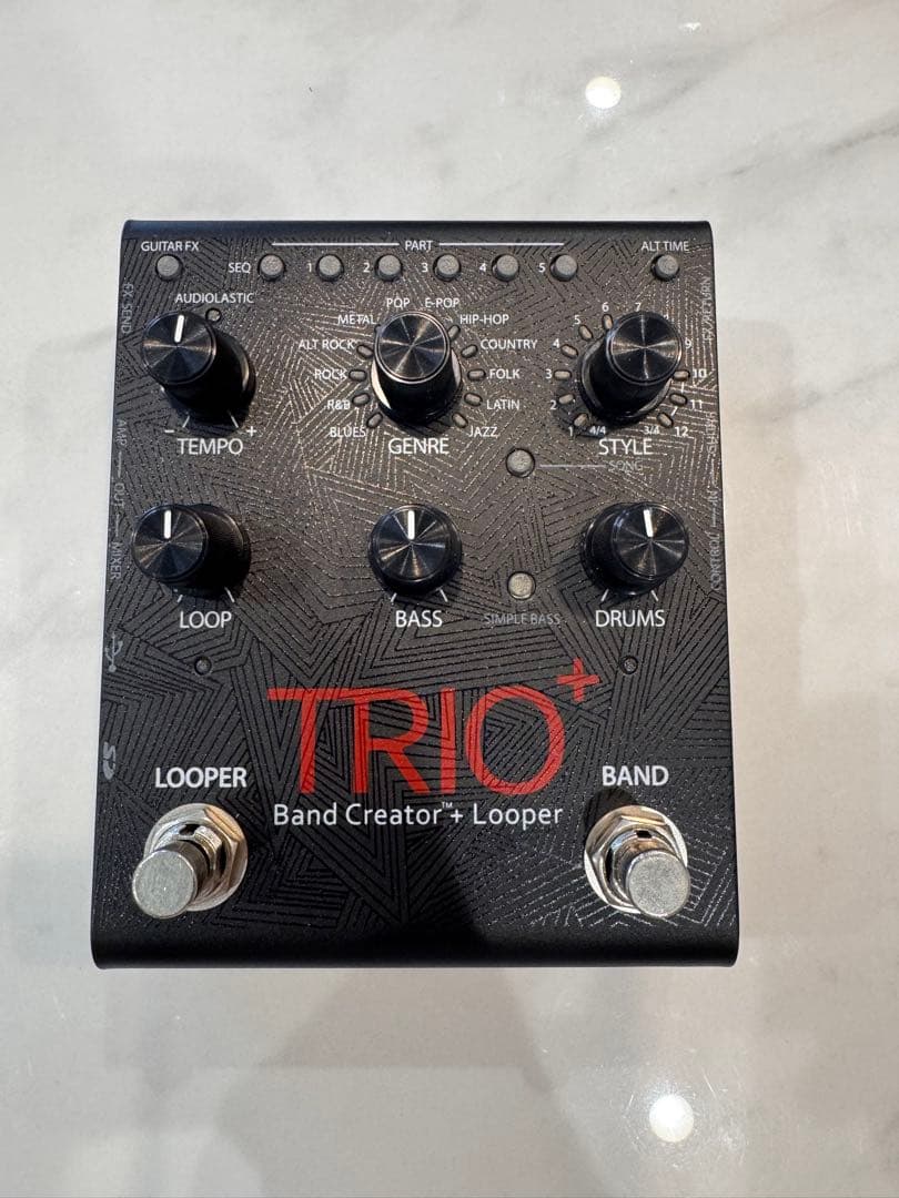 DigiTech TRIO+ 美品 箱・電源・保証書・説明書付