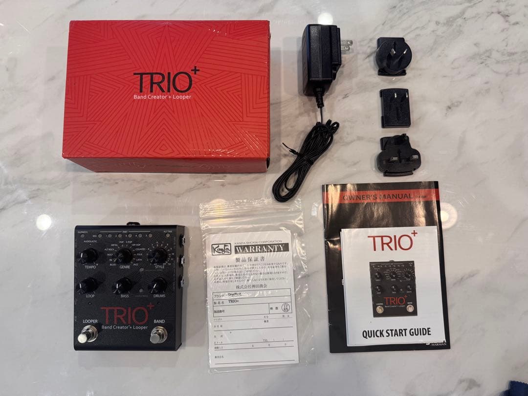 DigiTech TRIO+ 美品 箱・電源・保証書・説明書付