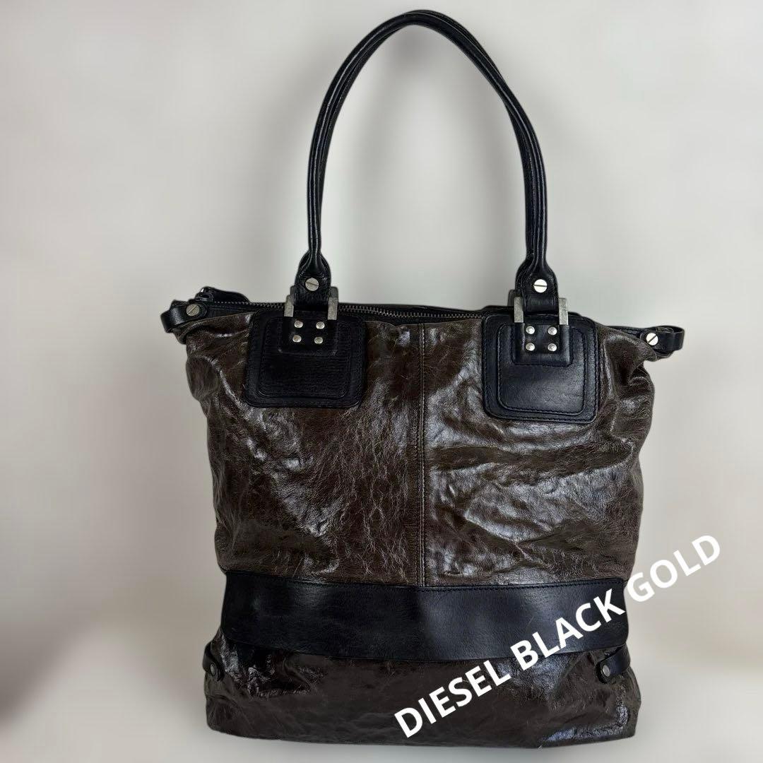 DIESEL BLACK GOLD archive y2k totobag 革