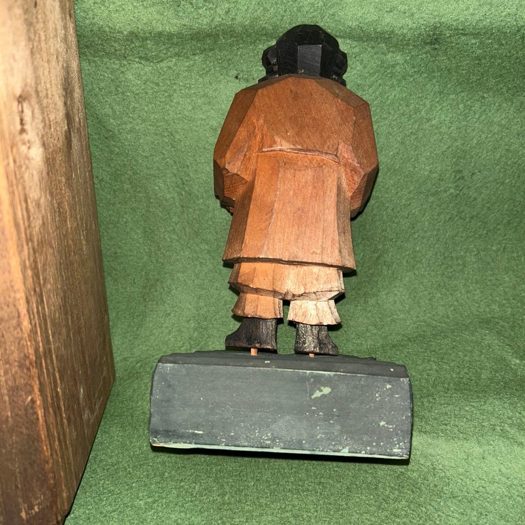 御尊像 天手力男神(あめのたぢからおのかみ)木彫 日本神話 戸隠神社