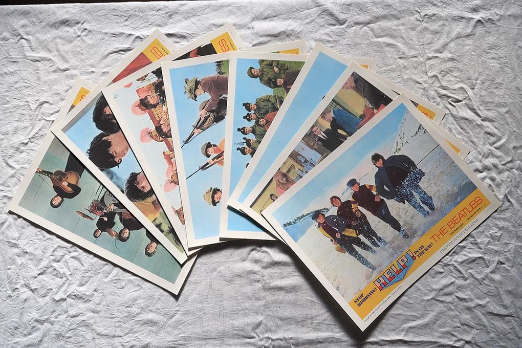 ビートルズ HELP! 4人はアイドル スチールプリント 8枚セット - メルカリ