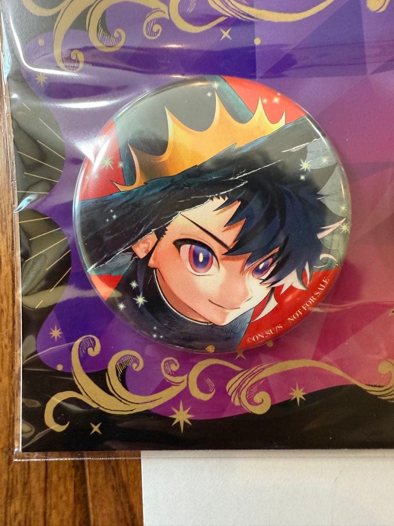 魔男のイチ ゼブラック 缶バッジ 当選品 抽選 イチ デスカラス 反世界