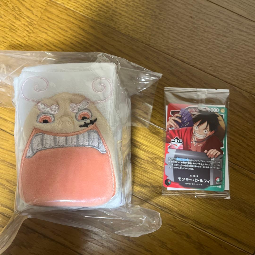ワンピースカードゲーム 一番くじ プロモカード E賞ぬいぐるみカードケース　ニカ