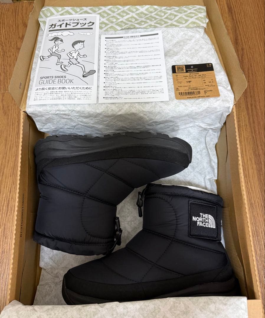 靴 THE NORTH FACE Nuptse Bootie Short 23cm The North Face Nuptse Apres Booties Women's