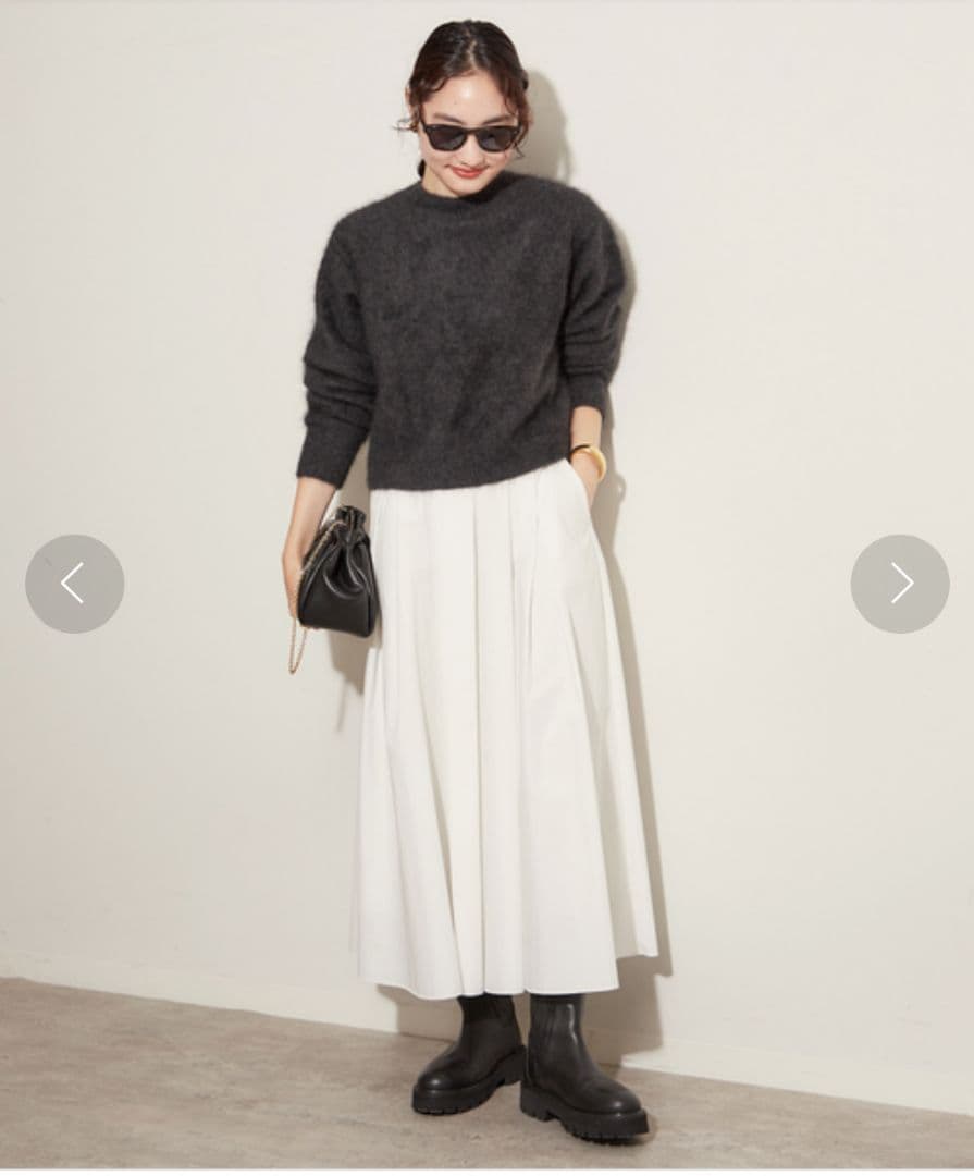 【定価3.5万】plage Fur Back Open プルオーバー　24AW