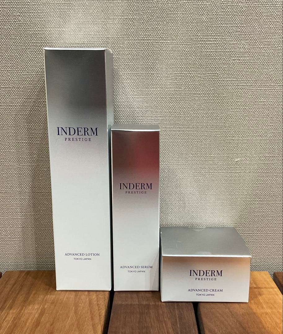 インダームPRESTIGE セット (ローション・セラム・クリーム)