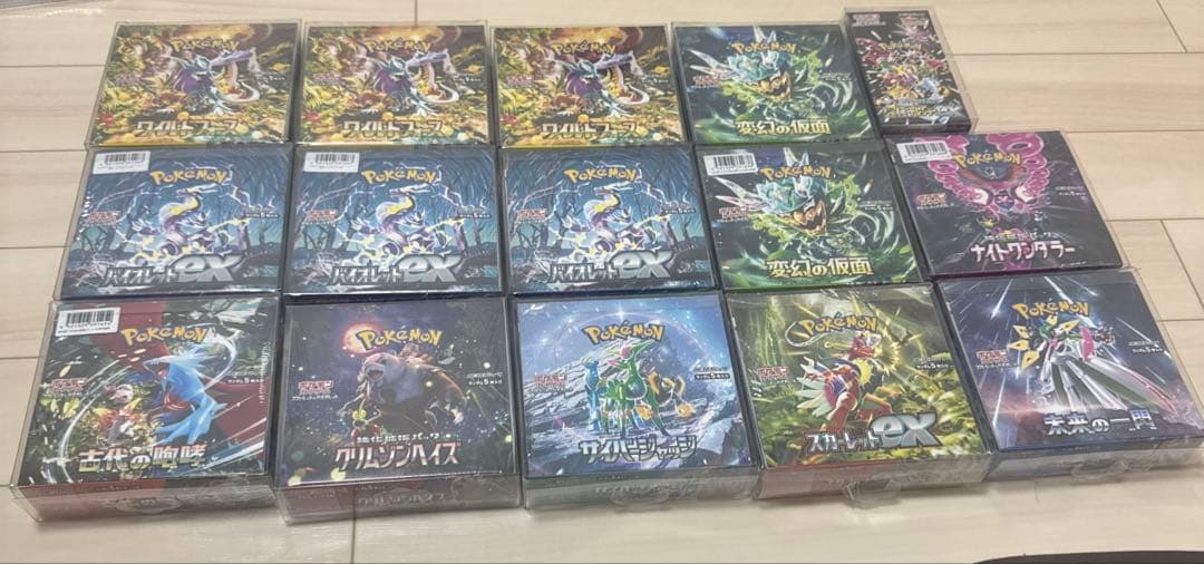 ポケモンカード　シュリンク付き未開封ボックス　まとめ売り